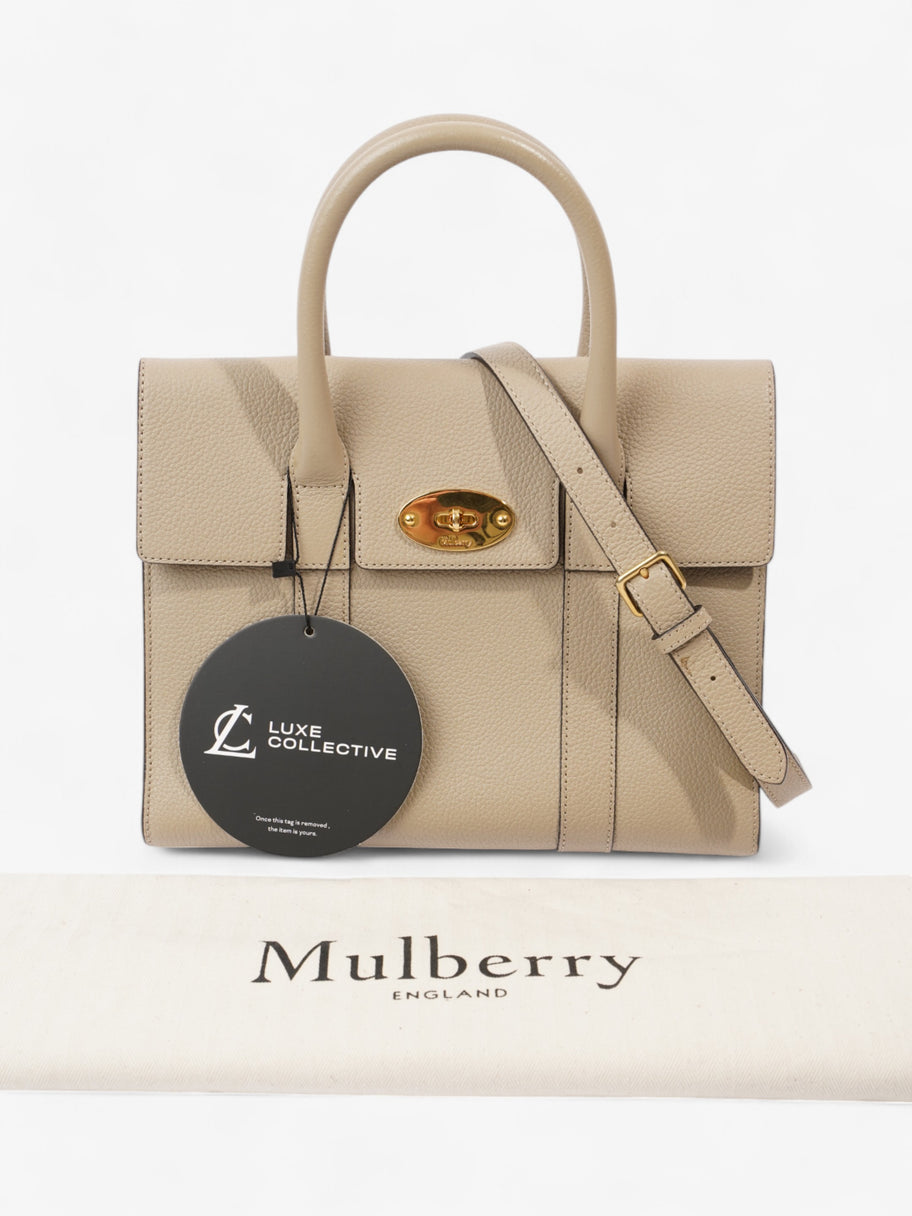 Mulberry Bayswater with Straps Beige Grained Leather Image 9