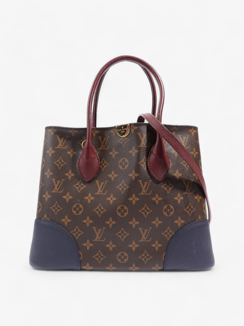  Louis Vuitton Flandrin Monogram / Navy Blue / Mauve Coated Canvas