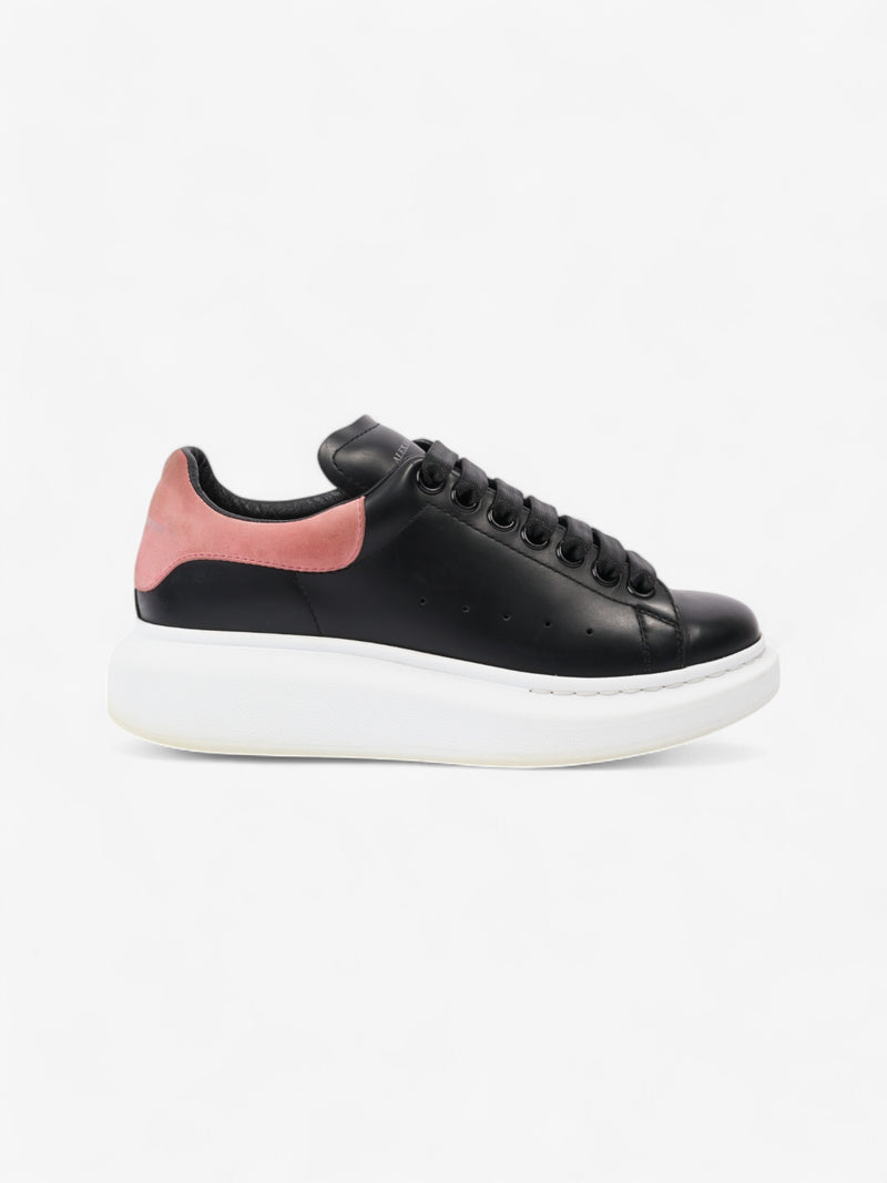  Alexander McQueen Oversized Sneakers Black / Pink Tab Leather EU 36 UK 3