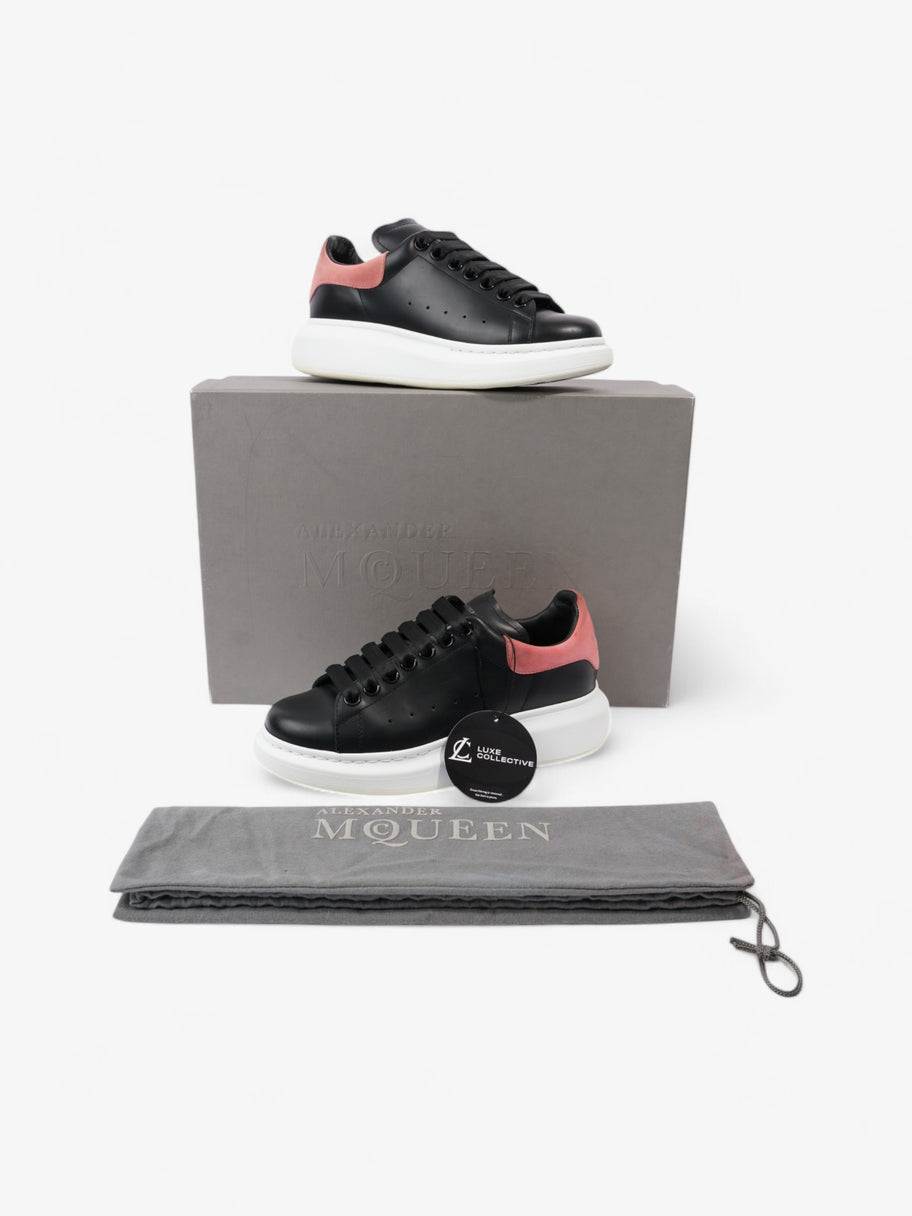 Alexander McQueen Oversized Sneakers Black / Pink Tab Leather EU 36 UK 3 Image 10