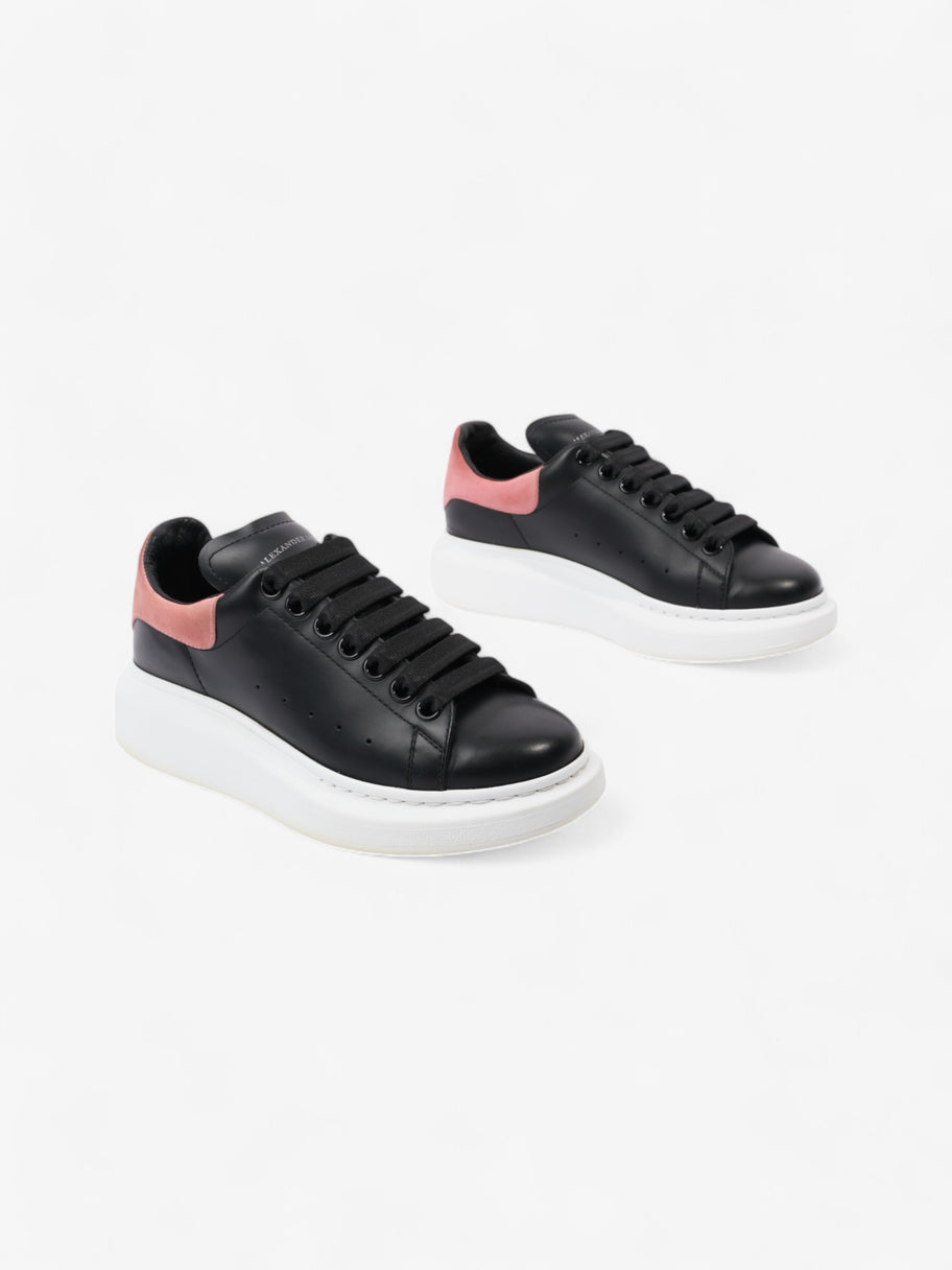 Alexander McQueen Oversized Sneakers Black / Pink Tab Leather EU 36 UK 3 Image 2