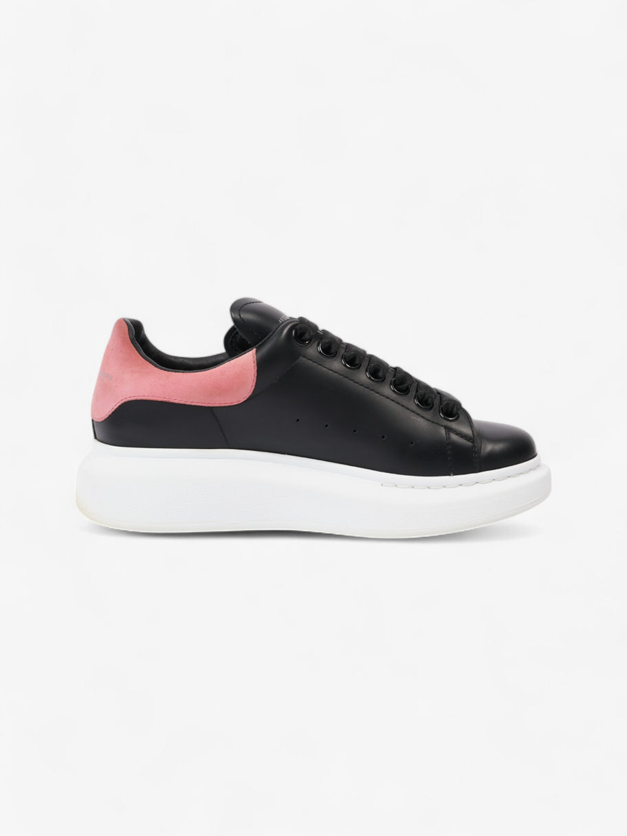 Alexander McQueen Oversized Sneakers Black / Pink Tab Leather EU 36 UK 3 Image 4