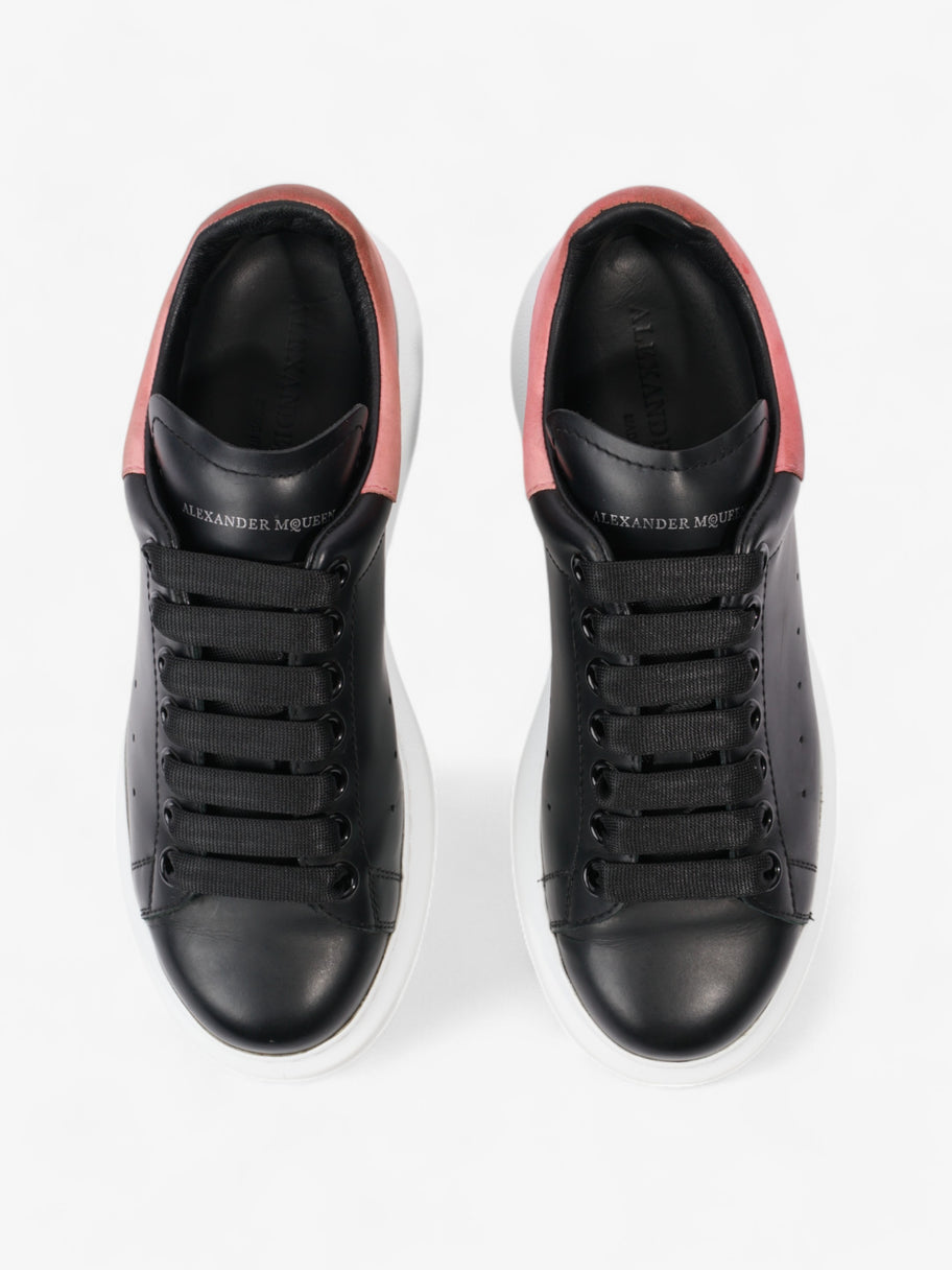 Alexander McQueen Oversized Sneakers Black / Pink Tab Leather EU 36 UK 3 Image 8