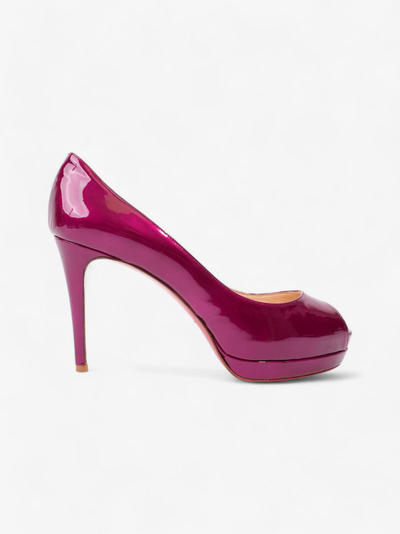  Christian Louboutin Altadma Heels 100 Purple Patent Leather EU 40 UK 7