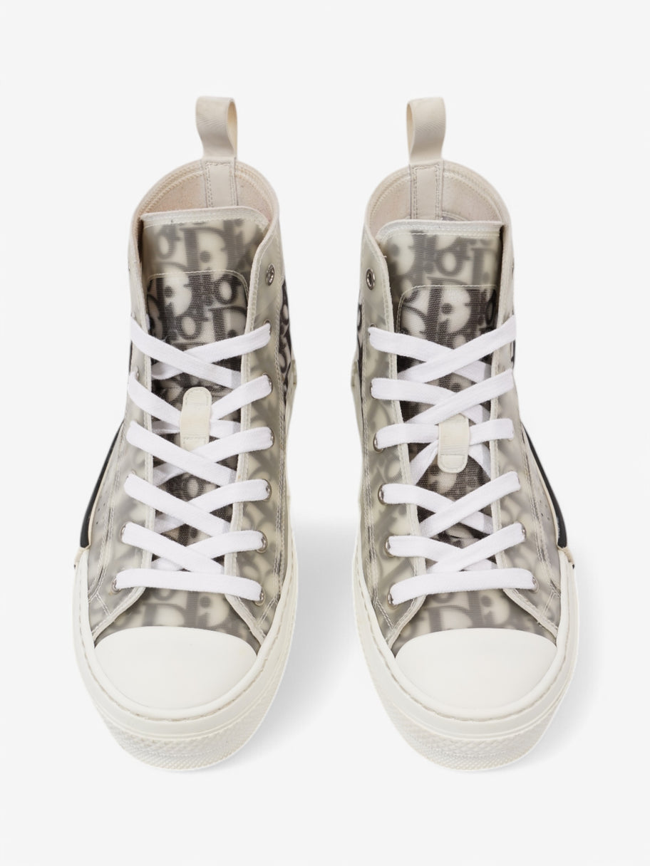 Christian Dior B23 High-tops White  / Grey Oblique Mesh EU 39 UK 6 Image 9