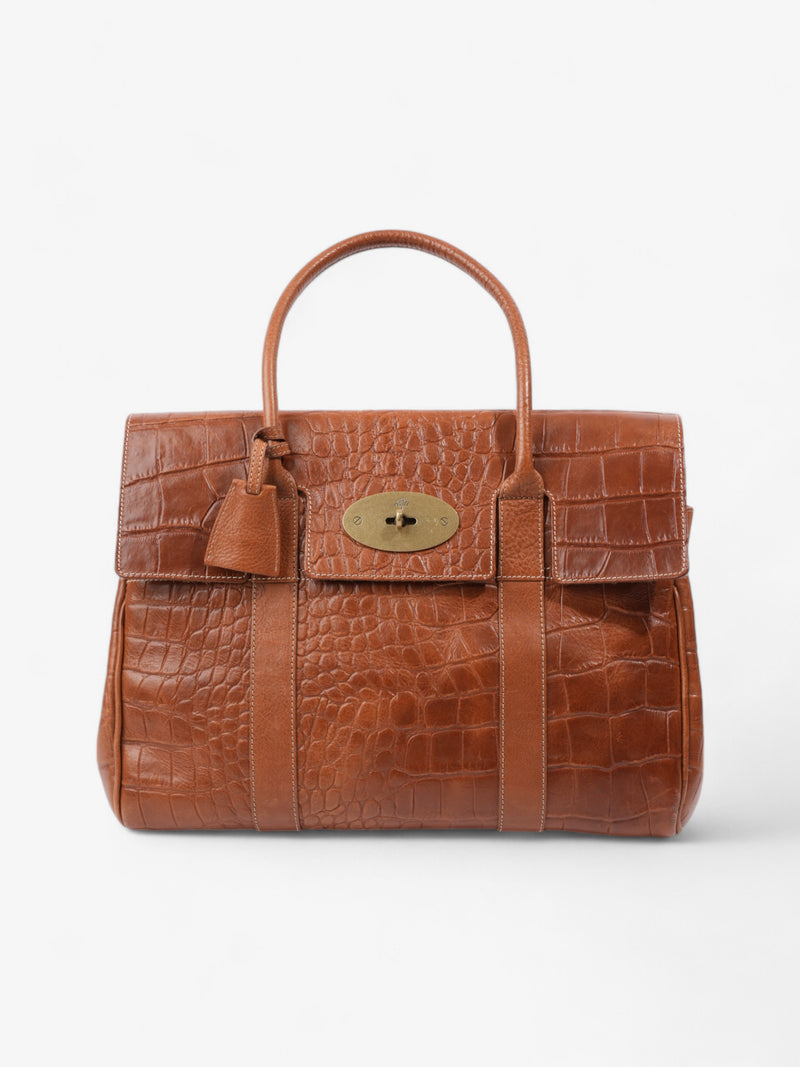  Mulberry Bayswater Oak Embossed Leather