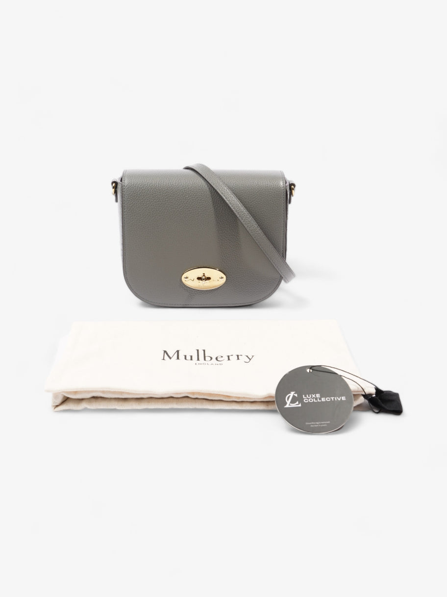 Mulberry Small Darley Satchel Grey Grained Leather Image 8