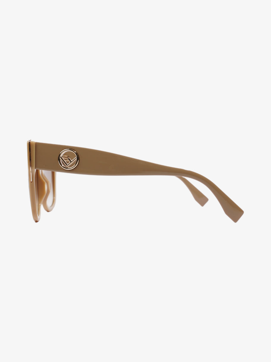 Fendi F is Fendi Sunglasses Beige Acetate 145mm Image 2