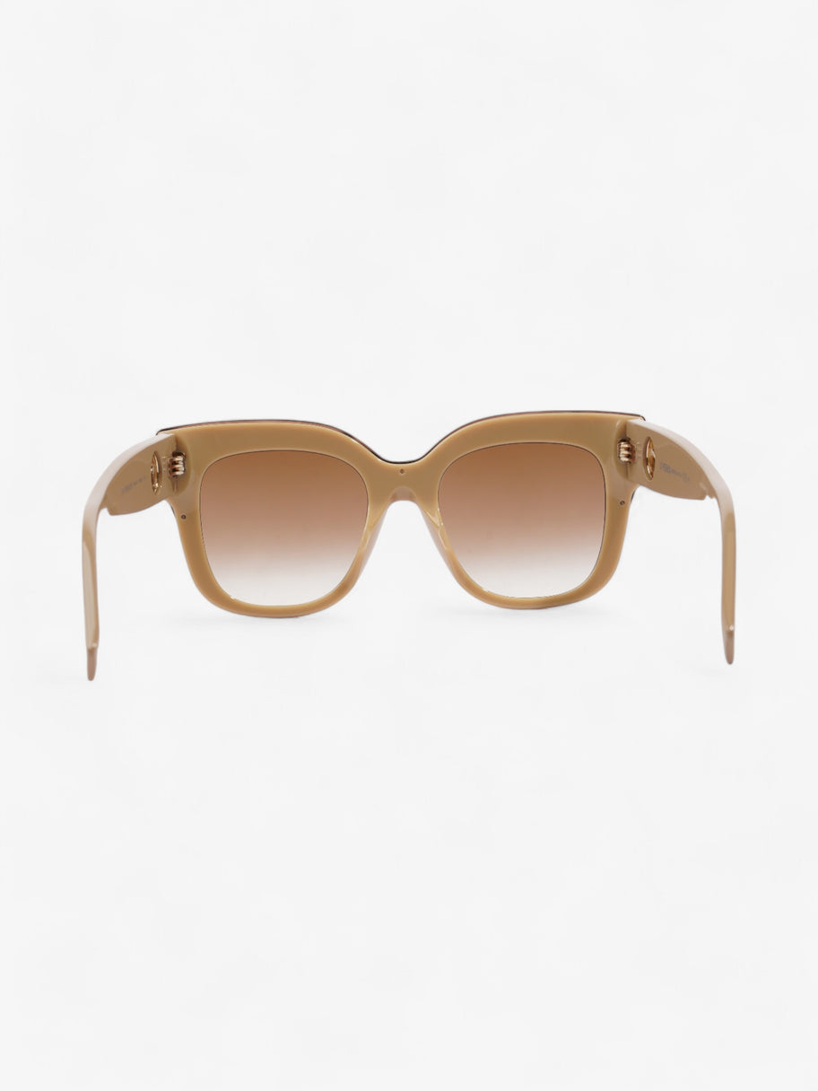 Fendi F is Fendi Sunglasses Beige Acetate 145mm Luxe Collective