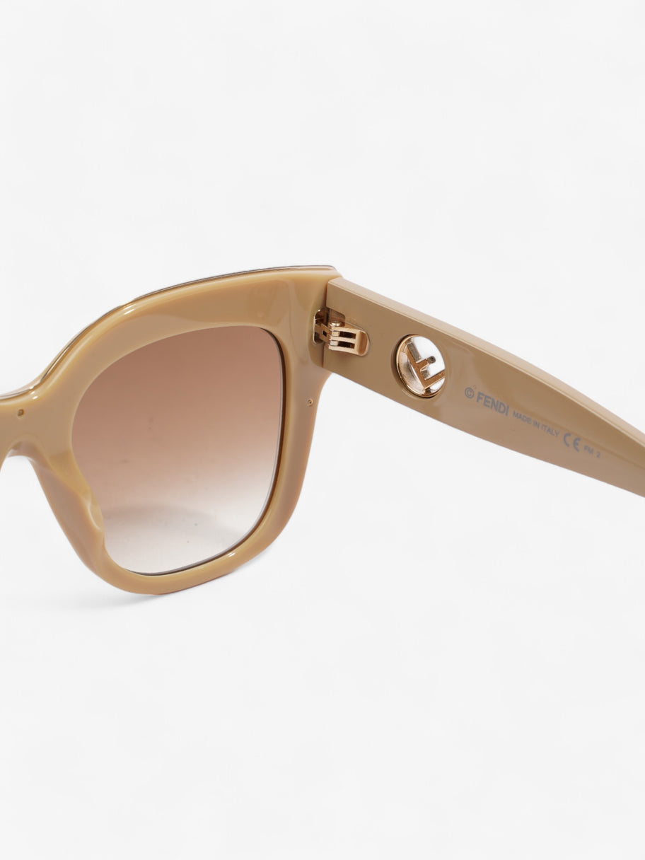 Fendi F is Fendi Sunglasses Beige Acetate 145mm Image 6