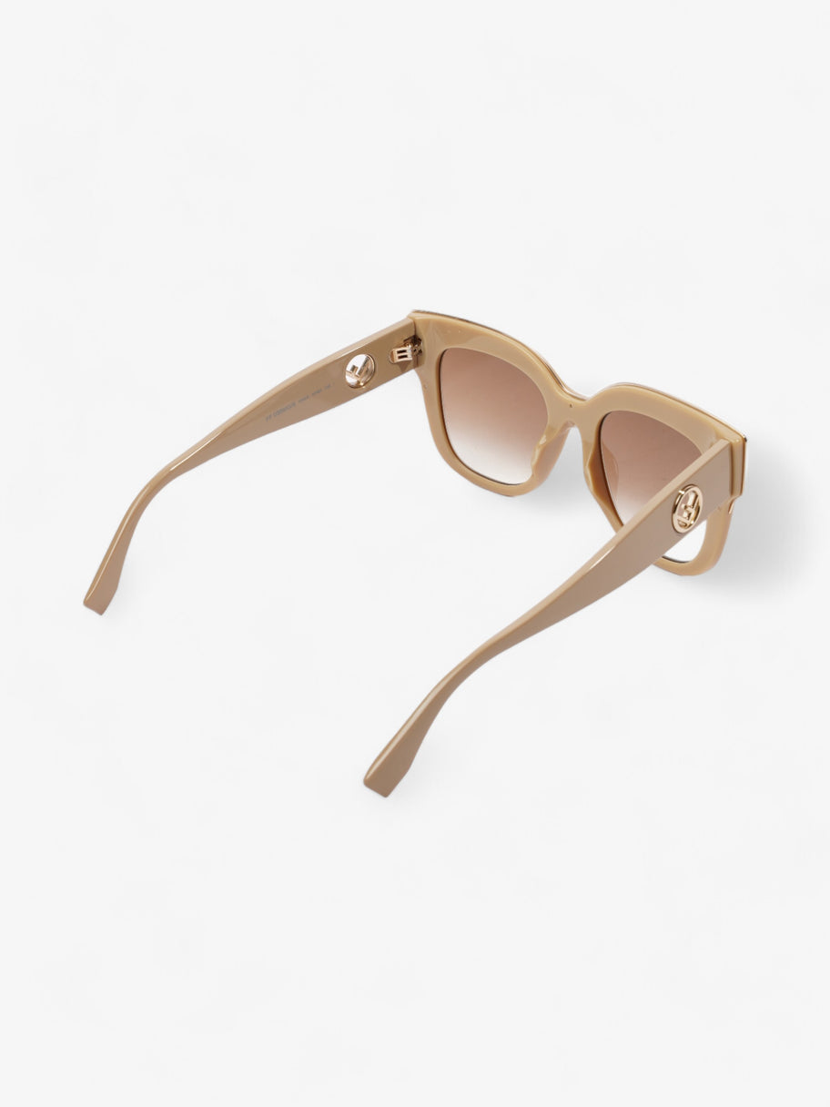 Fendi F is Fendi Sunglasses Beige Acetate 145mm Image 7