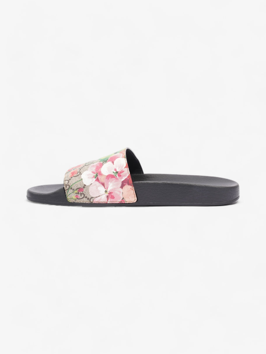 Gucci GG Blooms Slide Sandal Black / GG Supreme Floral Rubber EU 42 UK 9 Image 3