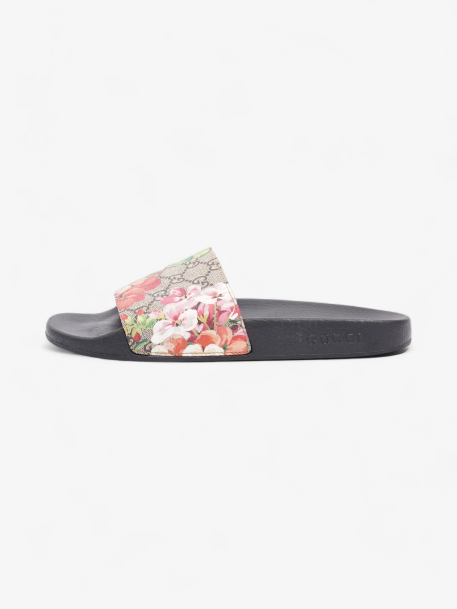 Gucci GG Blooms Slide Sandal Black / GG Supreme Floral Rubber EU 42 UK 9 Image 5