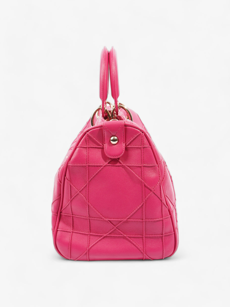 Christian Dior Granville Polochon Bag Pink Leather Image 3