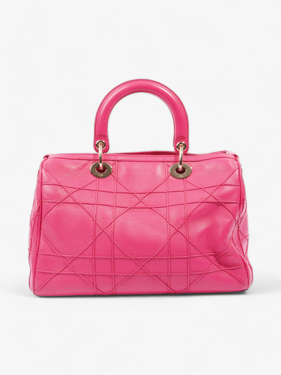 Christian Dior Granville Polochon Bag Pink Leather Image 4