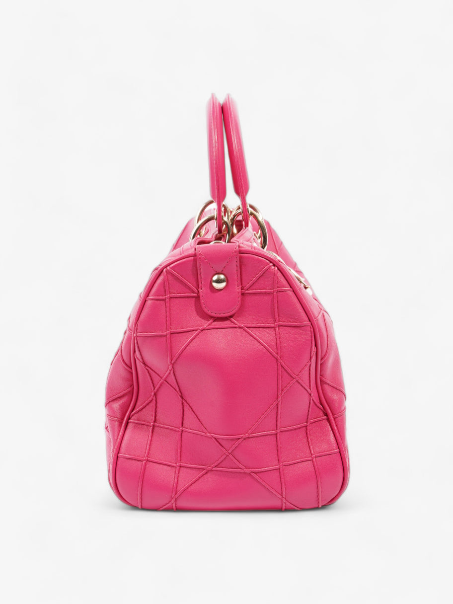 Christian Dior Granville Polochon Bag Pink Leather Image 5