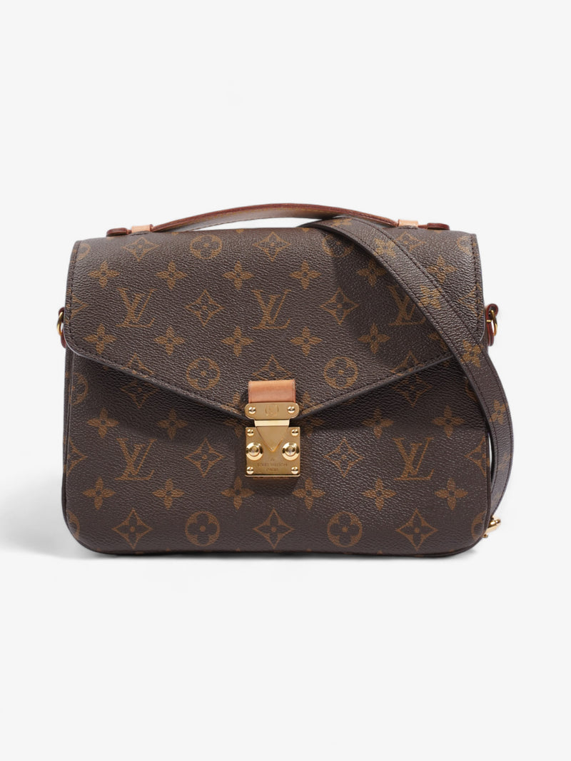  Louis Vuitton Pochette Metis Monogram Coated Canvas