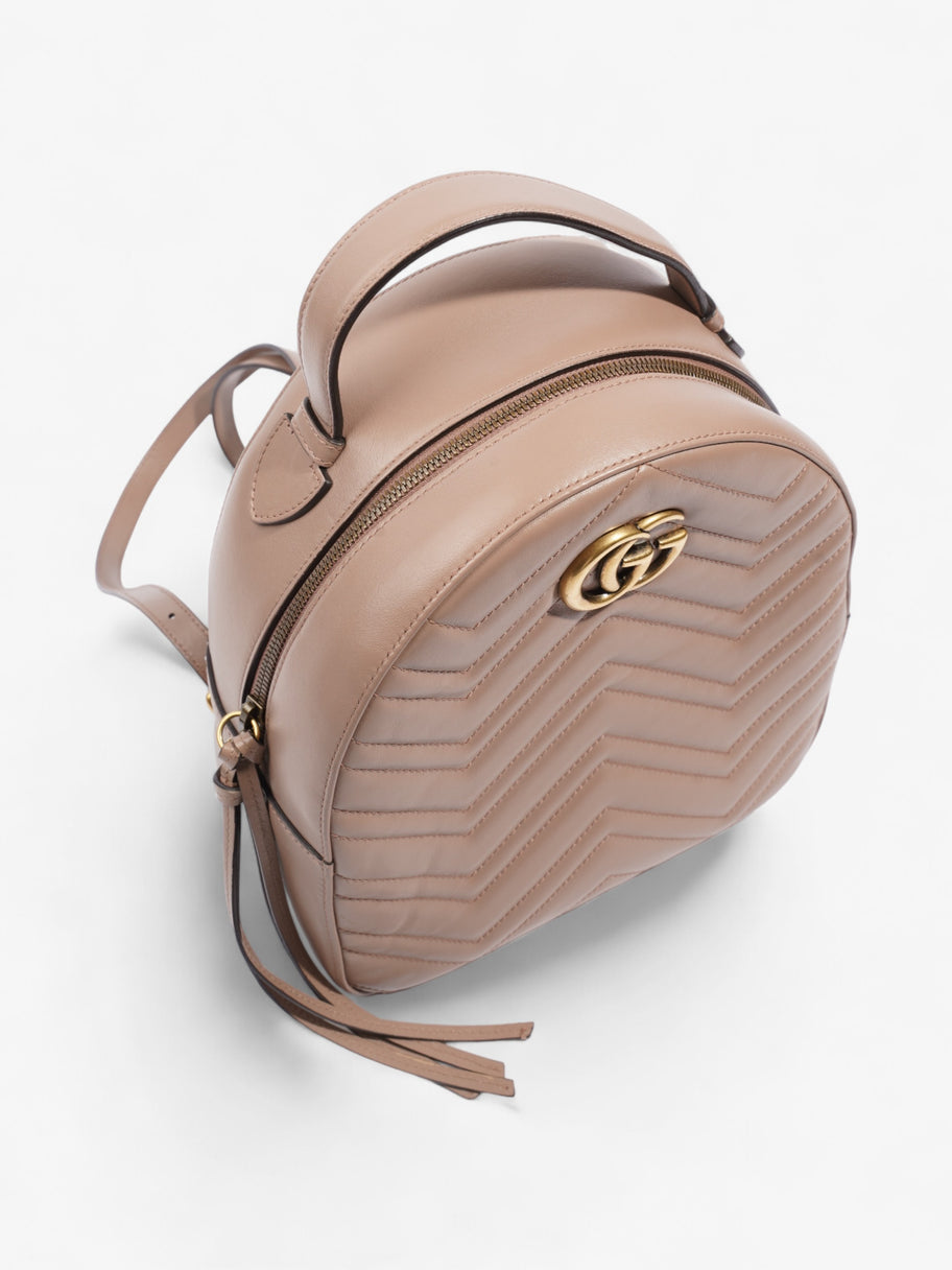 Gucci GG Marmont Backpack Dusty Pink Matelasse Leather Luxe Collective