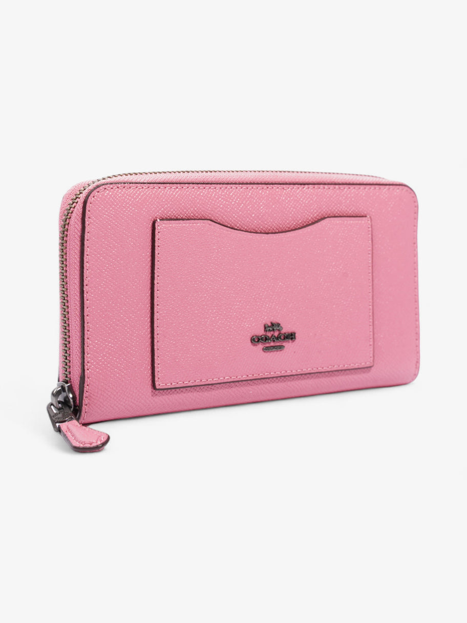 Coach Zip Wallet Pink / Pink Leather Image 4