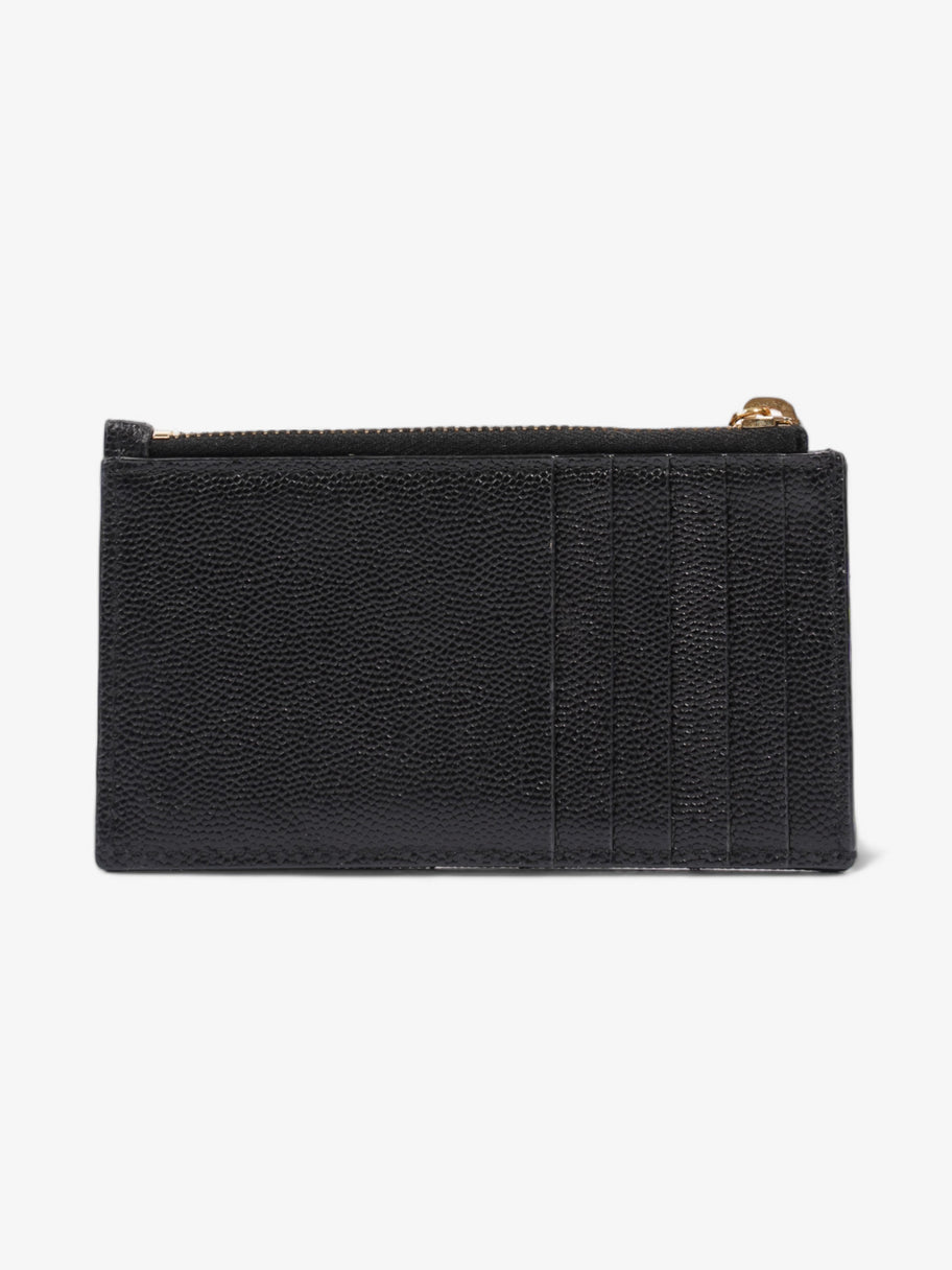 Saint Laurent Fragments Zip Card Case Black Leather Image 2