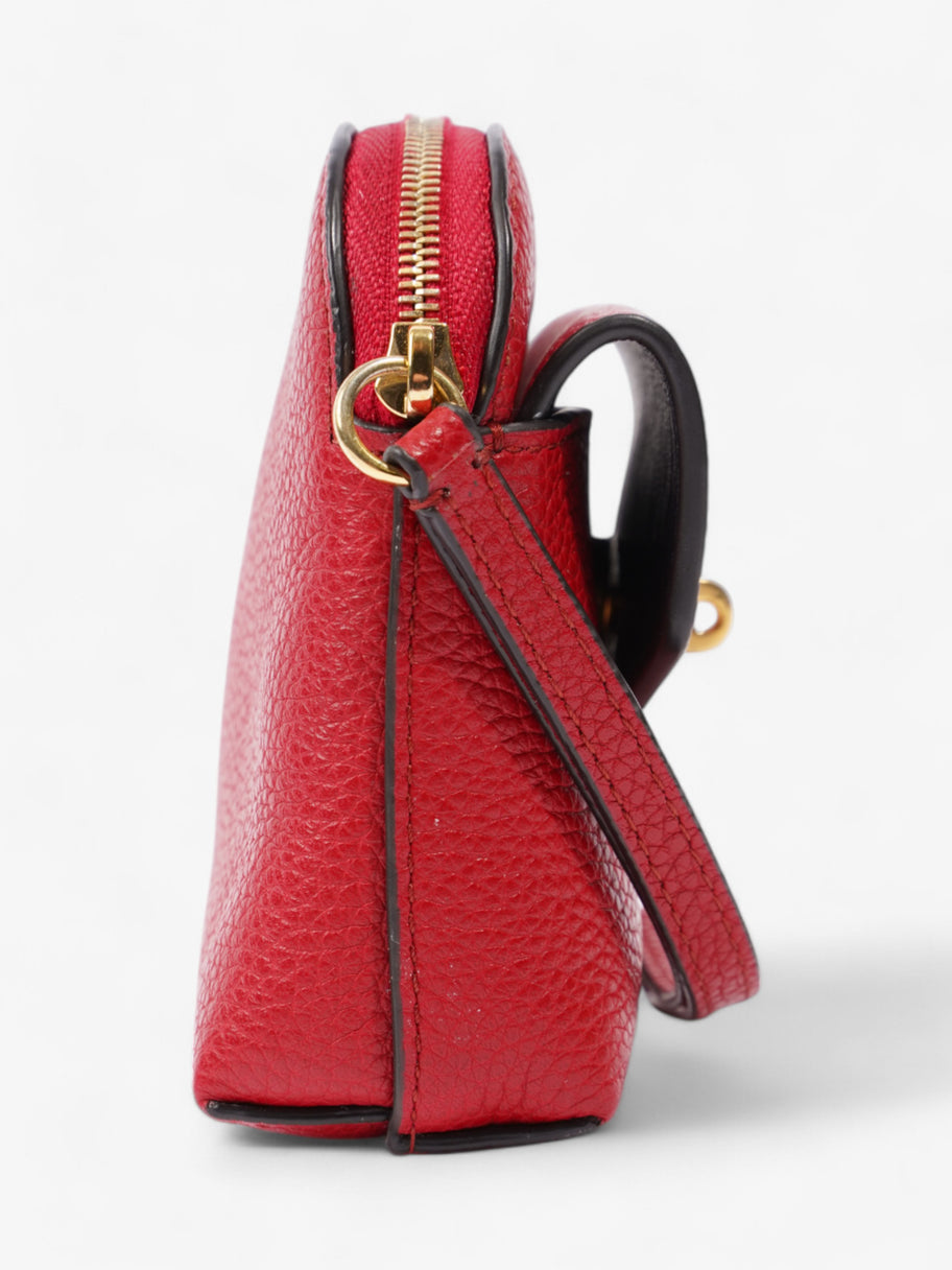 Mulberry Darley Wristlet Red Grained Leather Image 4