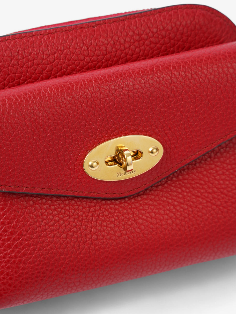 Mulberry Darley Wristlet Red Grained Leather Image 6