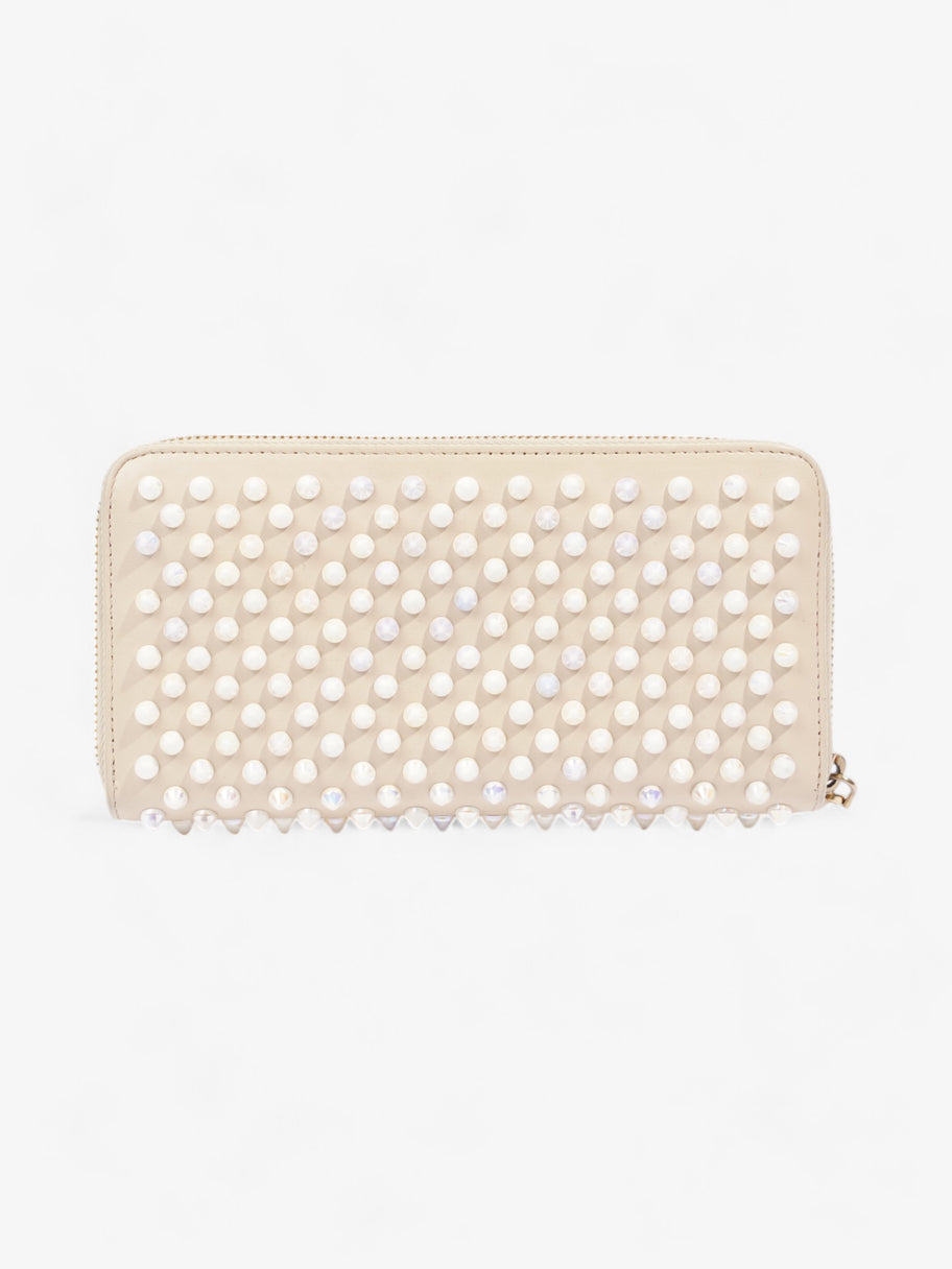 Christian Louboutin Studded Wallet Cream / Multicolour Leather Image 2