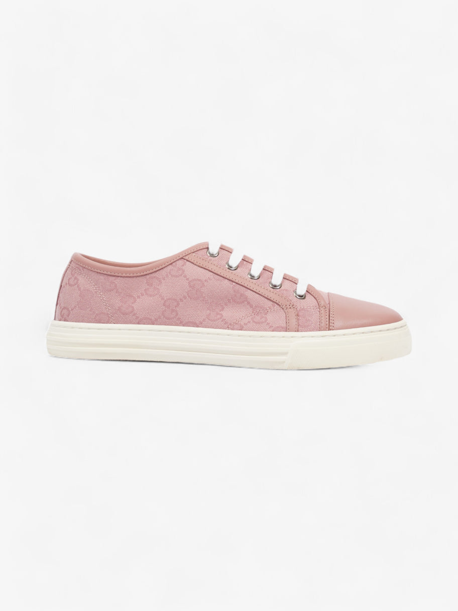 Gucci GG Low-top Sneakers Pink Canvas EU 37.5 UK 4.5 Image 1