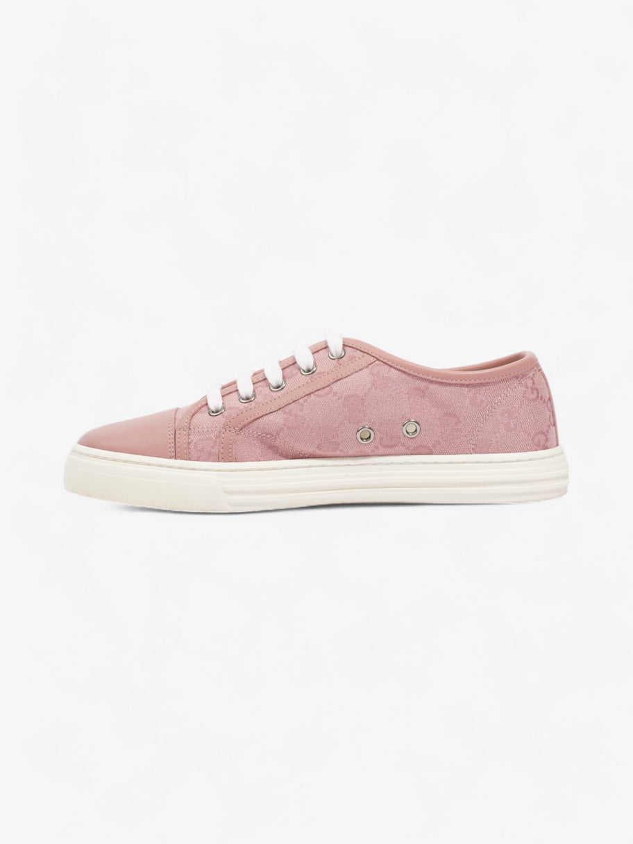 Gucci GG Low-top Sneakers Pink Canvas EU 37.5 UK 4.5 Image 3