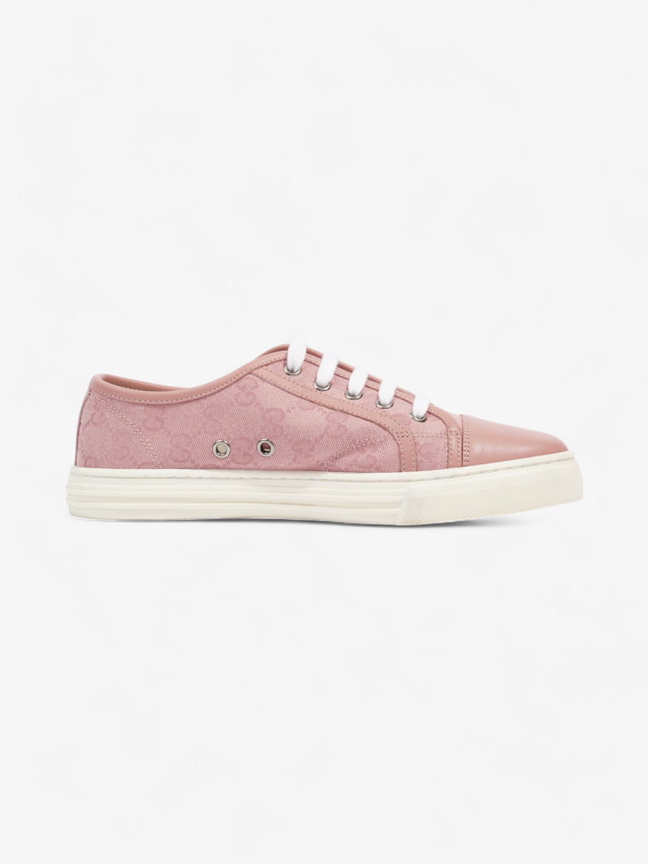 Gucci GG Low-top Sneakers Pink Canvas EU 37.5 UK 4.5 Image 4