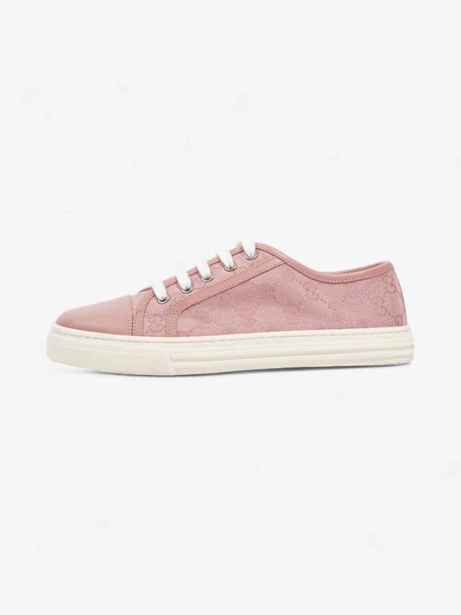 Gucci GG Low-top Sneakers Pink Canvas EU 37.5 UK 4.5 Image 5