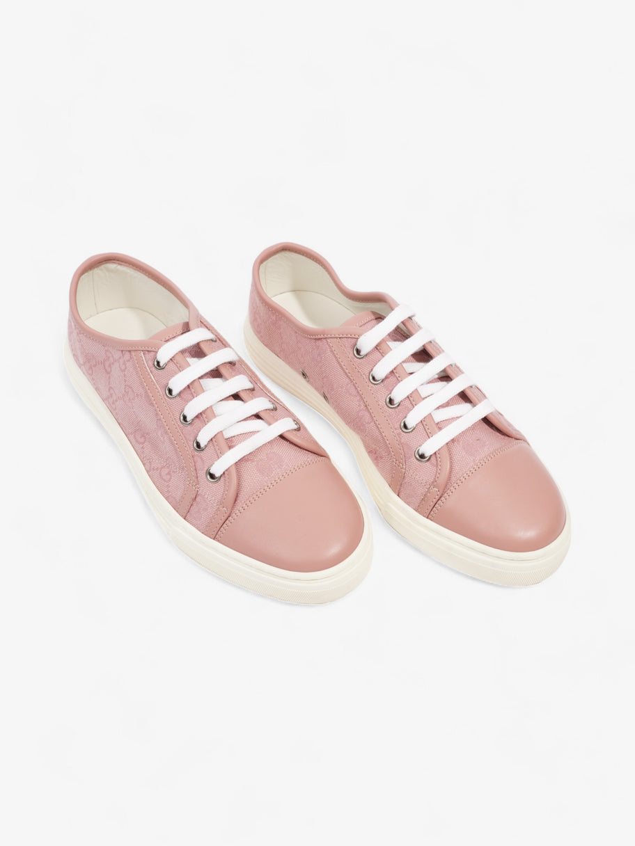 Gucci GG Low-top Sneakers Pink Canvas EU 37.5 UK 4.5 Image 8