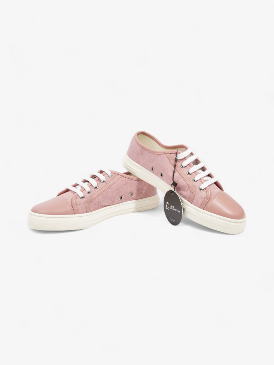 Gucci GG Low-top Sneakers Pink Canvas EU 37.5 UK 4.5 Image 9