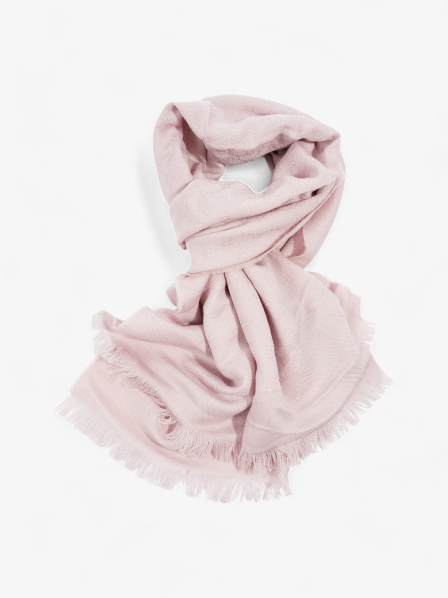 Gucci GG Scarf Pink Wool Image 3