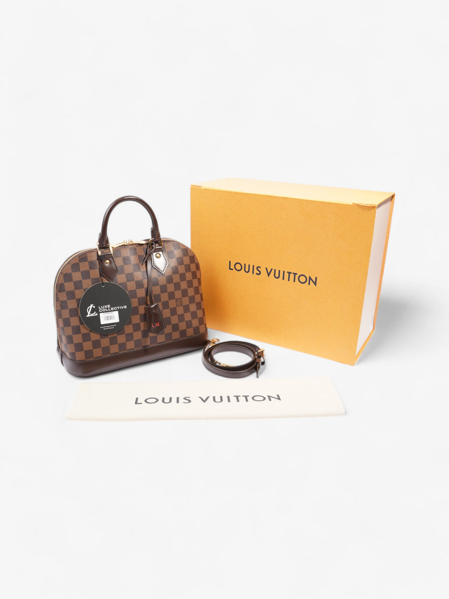 Louis Vuitton Alma Damier Ebene Coated Canvas PM Image 9