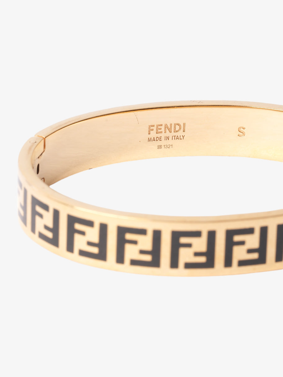 Fendi Forever Fendi Bracelet Gold / Black Base Metal Small (Circumference - 14-16cm) Image 3