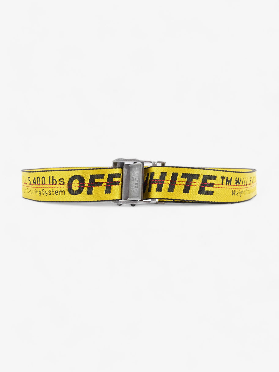 Off White Industrial Belt Yellow Fabric Image 1