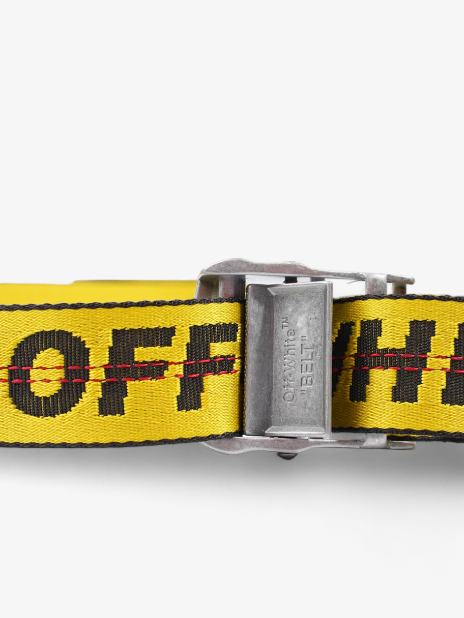 Off White Industrial Belt Yellow Fabric Image 2