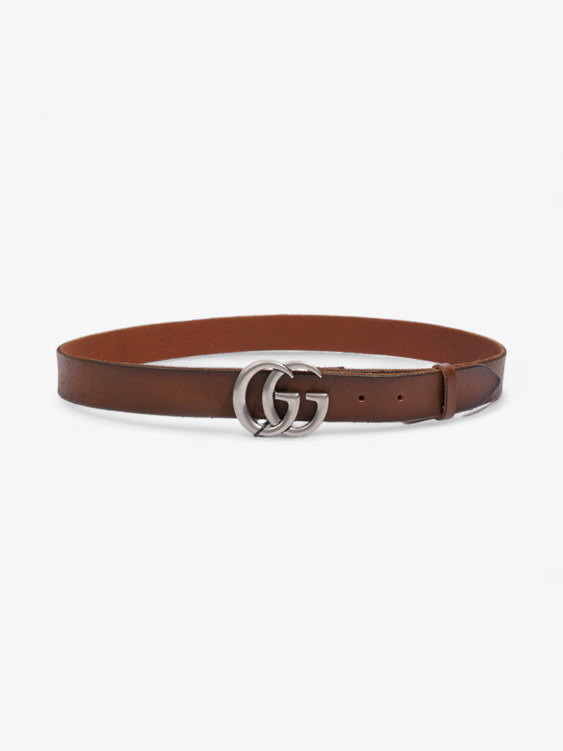  Gucci GG Marmont Thin Belt Tan Leather 90cm 36