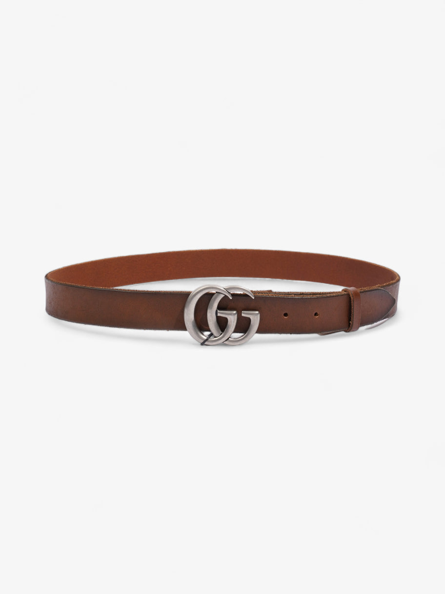 Gucci GG Marmont Thin Belt Tan Leather 90cm 36