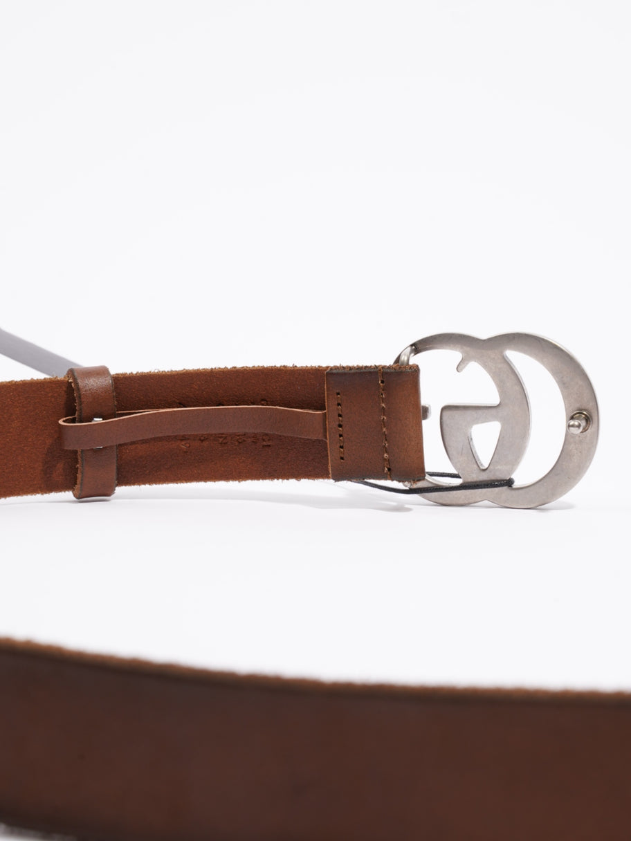 Gucci GG Marmont Thin Belt Tan Leather 90cm 36