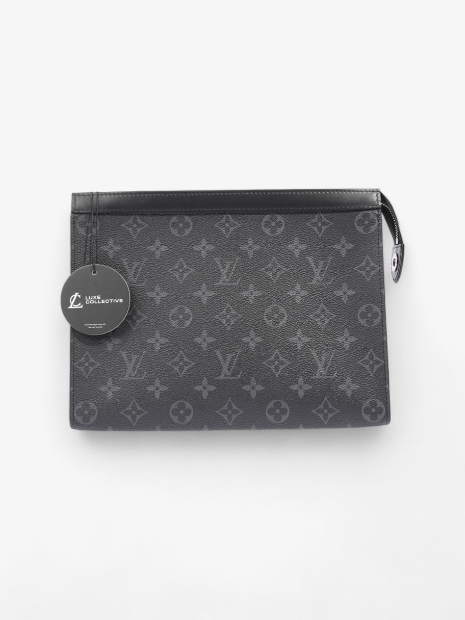 Louis Vuitton Pochette Voyage Monogram Eclipse Coated Canvas MM Image 8