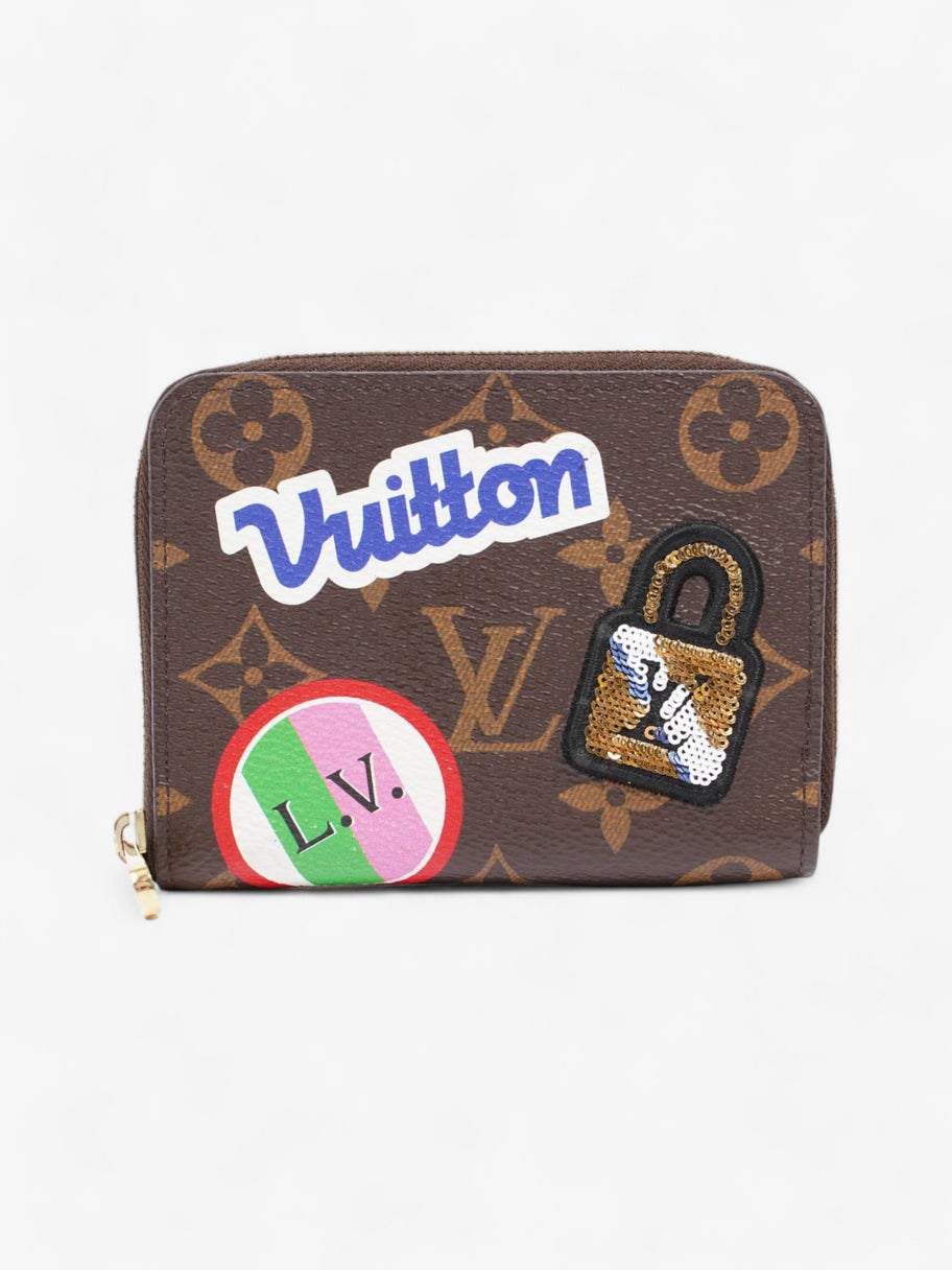 Louis Vuitton Travel Stickers Zippy Coin Purse Monogram / Blue / Red Coated Canvas Image 1