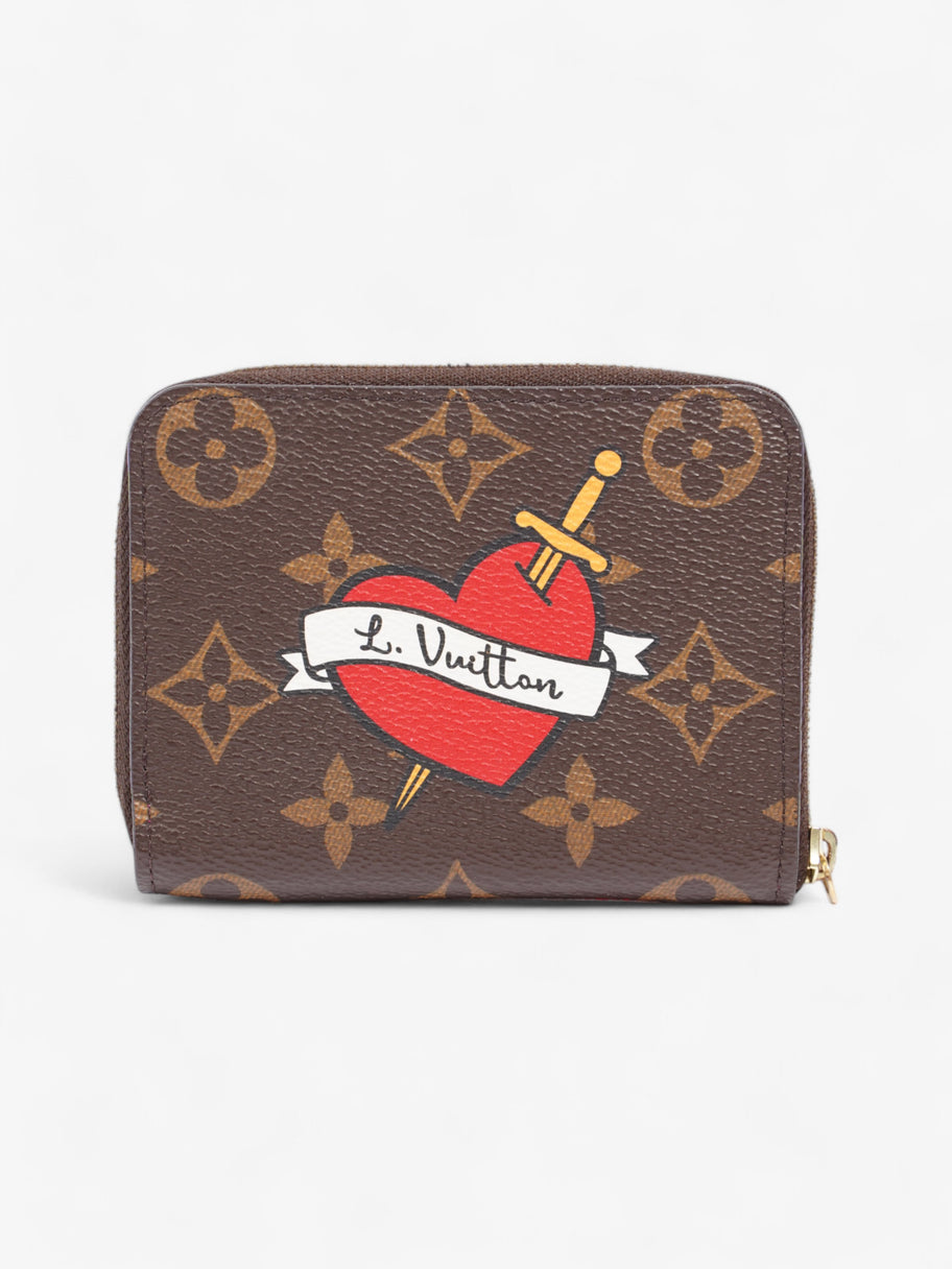 Louis Vuitton Travel Stickers Zippy Coin Purse Monogram / Blue / Red Coated Canvas Image 2