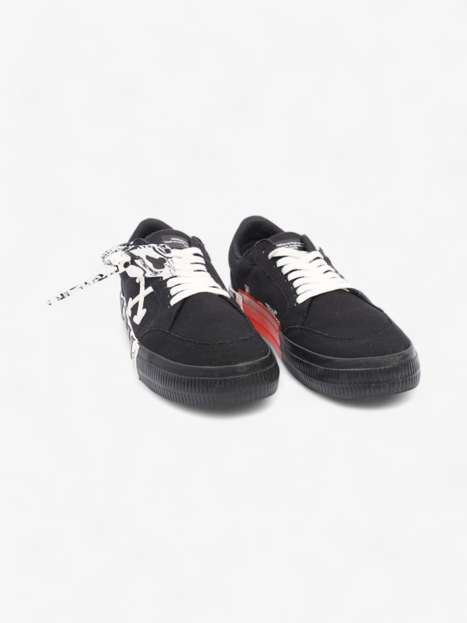 Off White Vulcanized Sneakers Black / White / Red Canvas EU 44 UK 10 Image 2