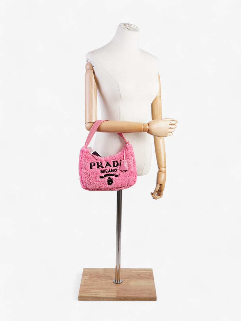 Prada Re-Edition 2000 Pink / Black Fabric Mini Image 2