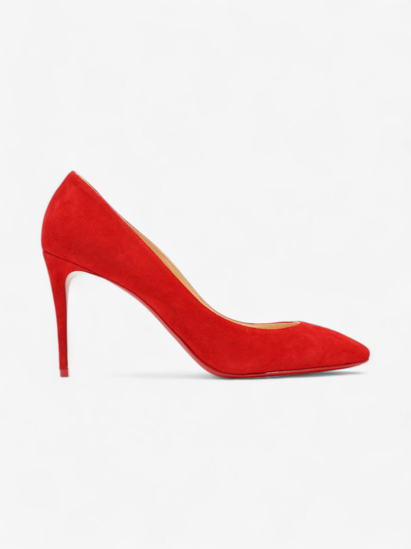  Christian Louboutin Eloise 85mm Red Suede EU 40 UK 7