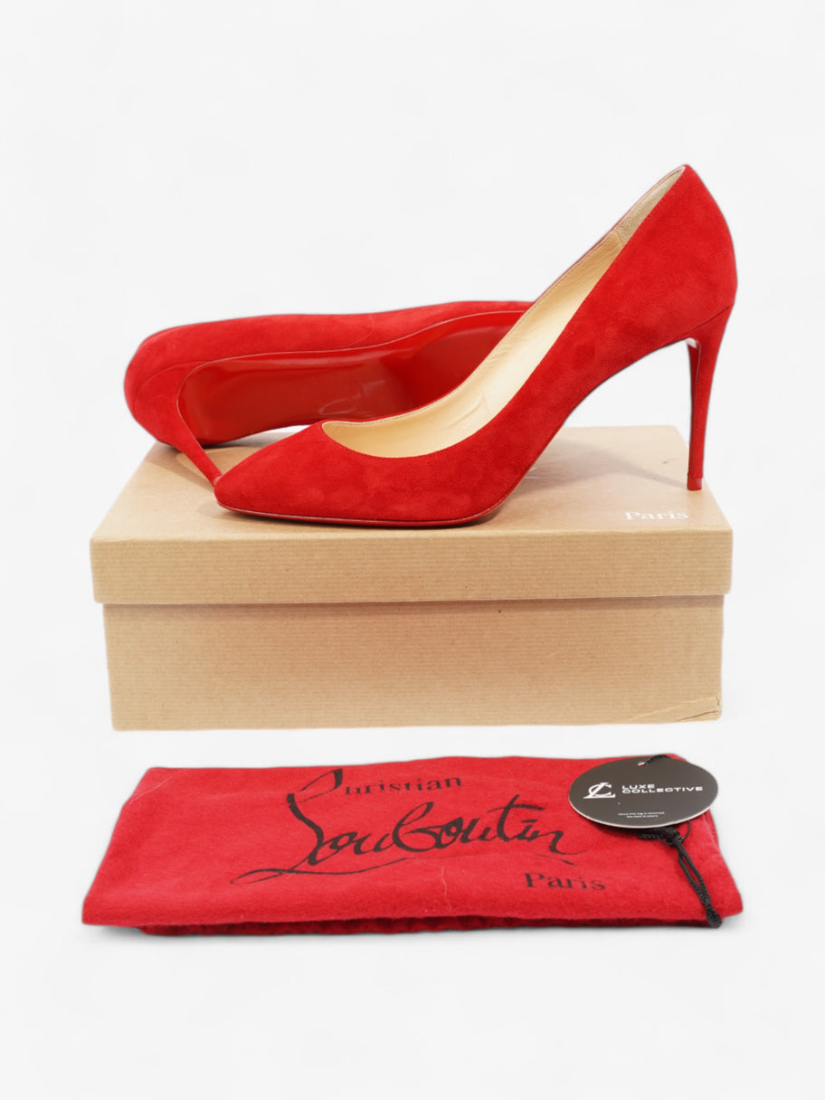 Christian Louboutin Eloise 85mm Red Suede EU 40 UK 7 Image 10