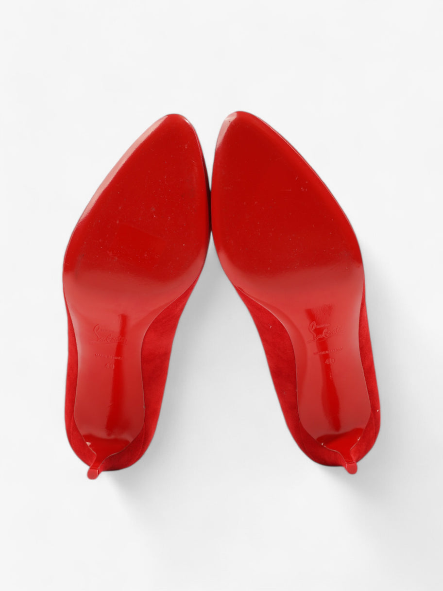 Christian Louboutin Eloise 85mm Red Suede EU 40 UK 7 Image 7