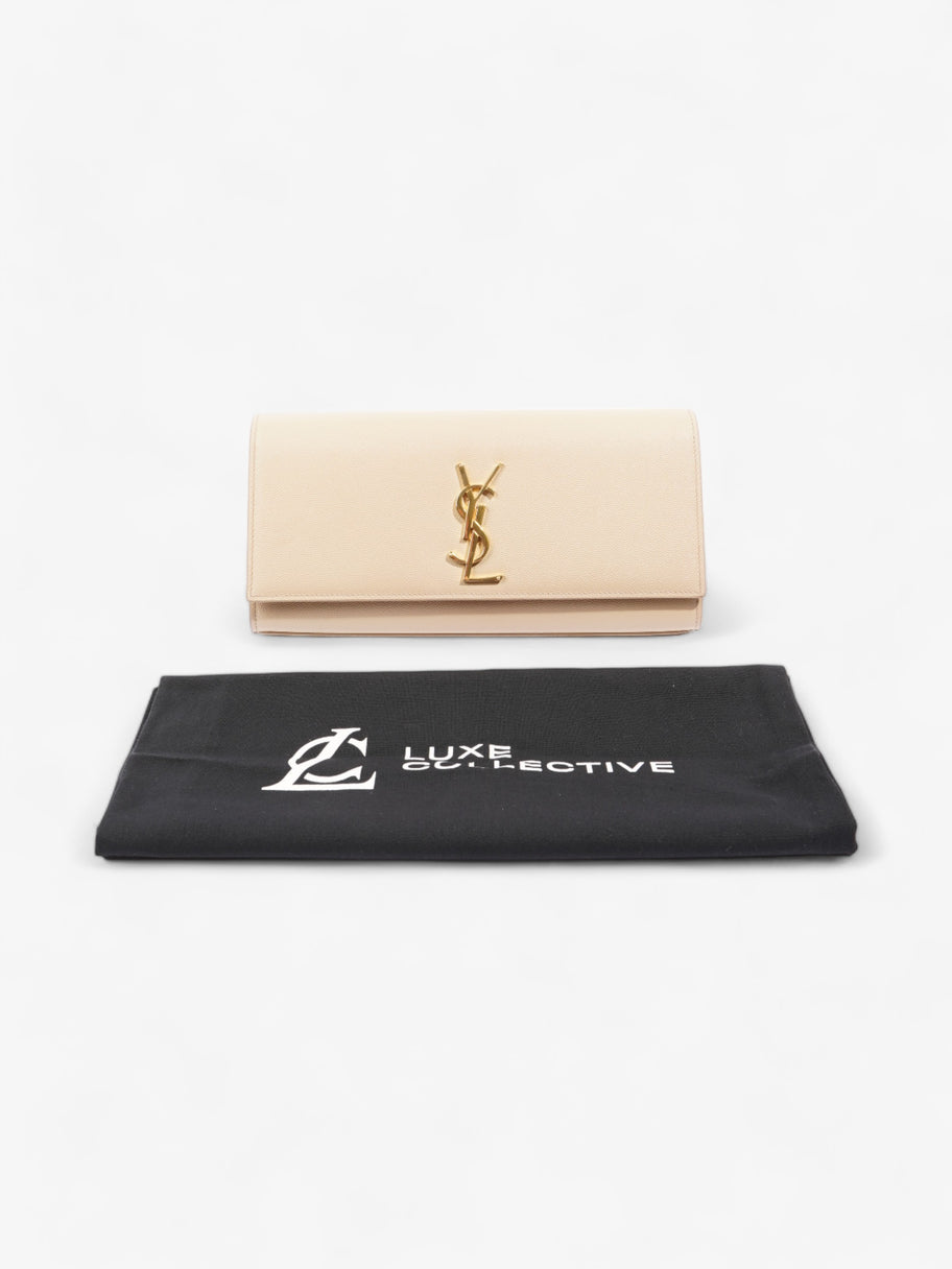 Saint Laurent Kate Pouch Beige Grained Leather Image 6